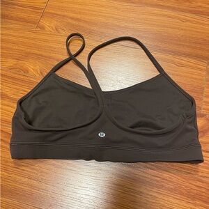LULULEMON flow y bra in espresso